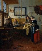 Quirijn van Brekelenkam The Tailor's Workshop oil painting picture wholesale